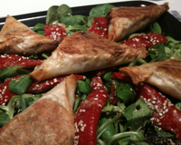 Samoussas aux légumes du soleil et féta