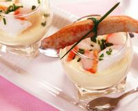 Des oeufs à la neige en version salée !