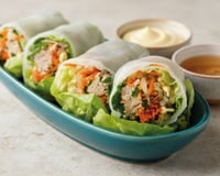 Rouleaux de printemps au thon