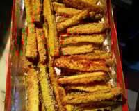 Courgettes au parmesan pour l'apéro