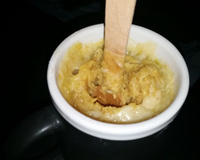Mug cake moutarde, gruyère
