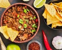 Une recette traditionnelle aux USA à partager, pour repas convivial à base de boeuf haché et de haricots rouges.