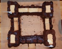 Château d'anniversaire en chocolat