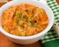 Soupe aux choux maison