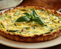 Quiche à la ricotta et à la courgette