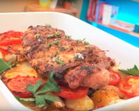 Cuisse de dinde à la moutarde