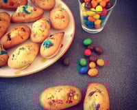 Madeleines aux M&M's