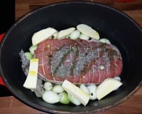 Rôti de veau en cocotte façon grand-mère