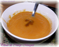Velouté simplissime de courge musquée