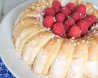 Charlotte framboises et citron vert