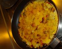 Oeufs pochés aux poivrons confits
