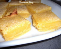 Carrés au citron savoureux