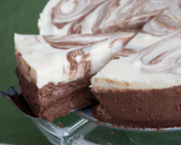 Cheesecake vanille et chocolat