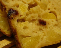 Cake aux pommes et cranberries au miel d'acacia