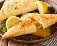 Brick à l'œuf et coriandre