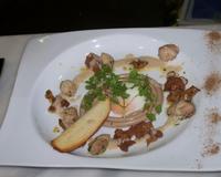 Une entrée du chef Henri GOUNY du restaurant L'atelier des Saveurs