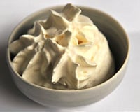 Crème chantilly onctueuse