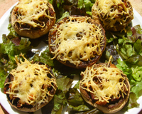 Champignons farcis maison