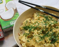 Curry de poulet au lait de coco