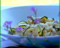 Un petit risotto fait avec l'amie Silvia lors d'une journée de tournage sur la cuisine italienne.
