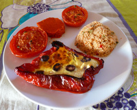 Poivrons farcis à la féta