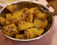 Recette indienne végétarienne Jeera Aloo