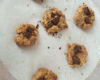 Cookies au chocolat et chapelure de pain rassis