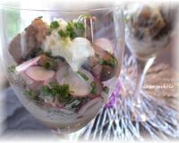 L'agneau en verrine additionné de raifort !