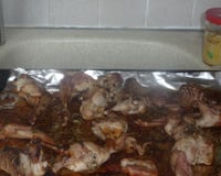 Lapin grillé à la moutarde