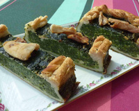 Tourte au mètre Plein Sud...blettes et poulet grillé