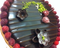 Tarte Framboises Chocolat