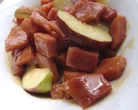 Jambon sauce orange moutarde- ketchup