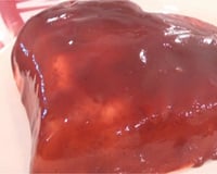 Bavarois à la fraise