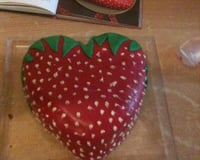 Fraisier en forme de fraise