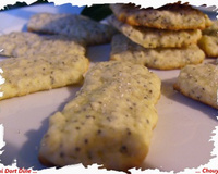 Petits biscuits citron/pavot