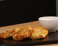 Galettes de pommes de terre au fromage