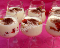 Tiramisu rose et fraises