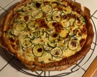 Tarte aux courgettes et au bleu