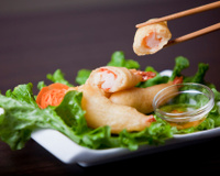 Beignets crevettes maison