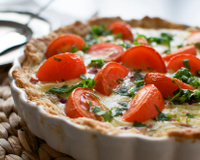 Quiche à la tomate