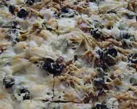 Pizza maison oignons et lardons