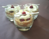 Verrines framboises mascarpone pour fêter le printemps!