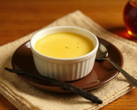Flan aux œufs à la vanille