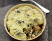 Bressiflette : la tartiflette au Bresse Bleu