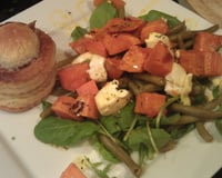 Salade de patates douces au fromage