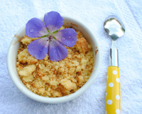 Gratin de fruits frais en croûte de Palets Bretons