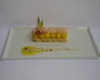 Une tartelette revisitée aux saveurs automnales, très gourmande, jouant sur les textures et parfums.