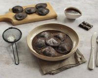 Raviolis sucrés poire/chocolat