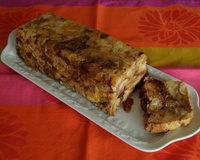 Pudding aux raisins et au chocolat