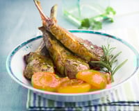 Côtes d'agneau aux abricots